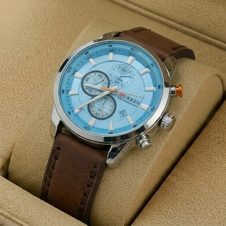 Curren M8291 Watch Chronograph Original Watch With Date