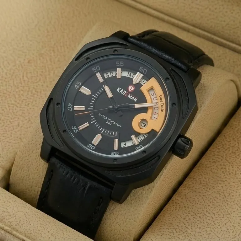 Kademan 9048 Leather Men Analog Watch online Shopping