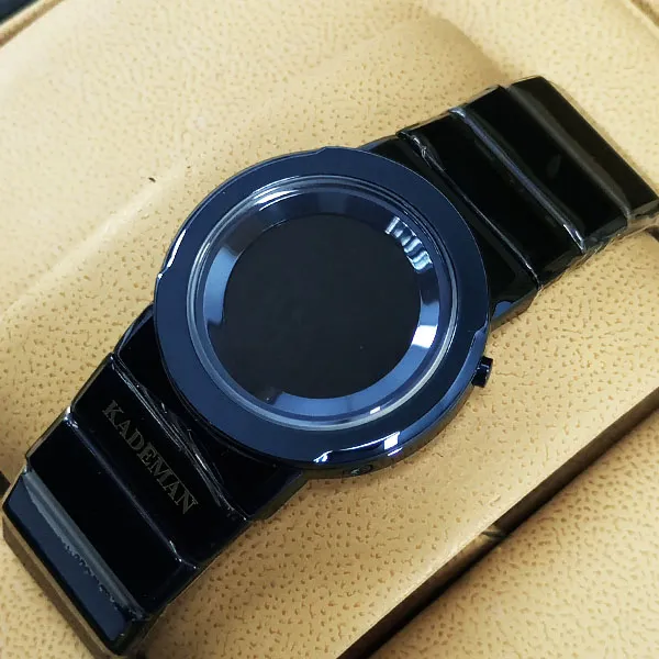 KADEMAN 9052 Women Simple Bracelet Watch with Steel Strap Waterproof Electronic Watch - Blue